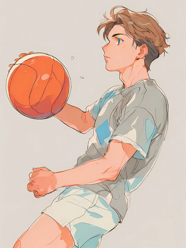 Basketball Player Art