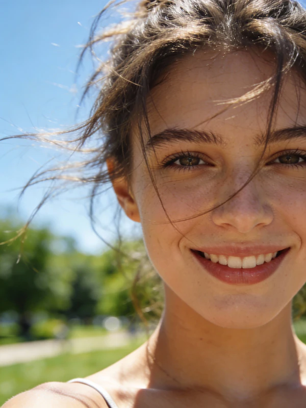 Cheerful Outdoor Portrait