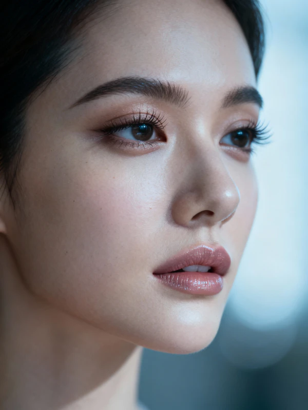 Radiant Portrait Close-Up