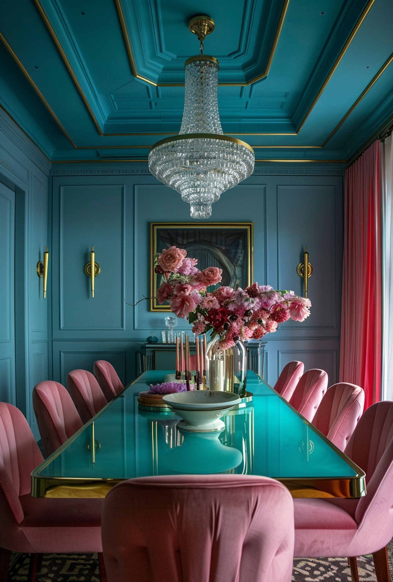 Luxurious Contemporary Dining Room