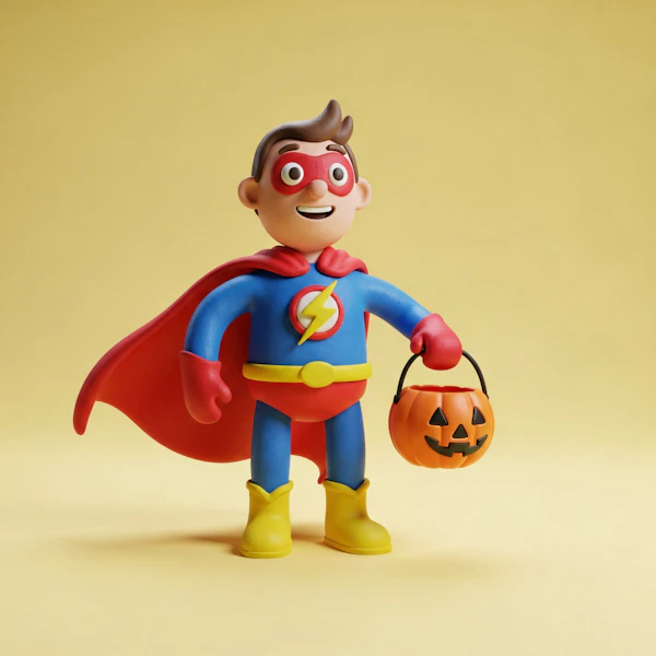 Claymation Superhero
