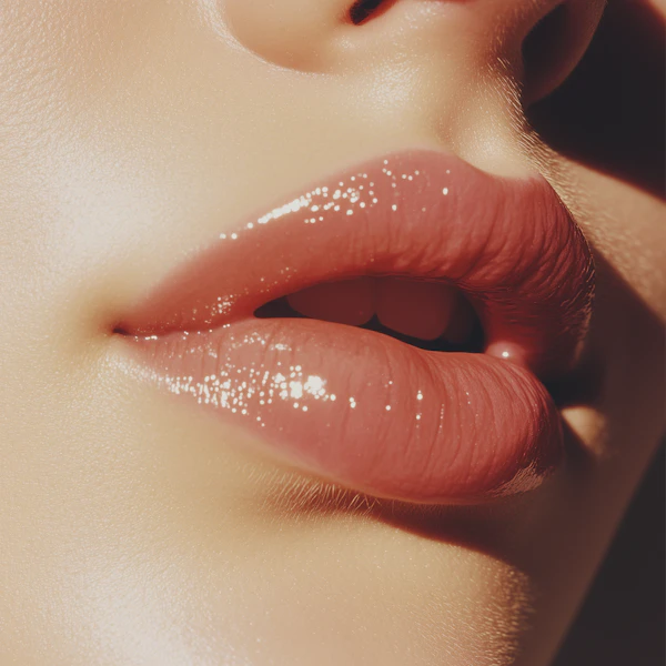 Glossy Pink Lips