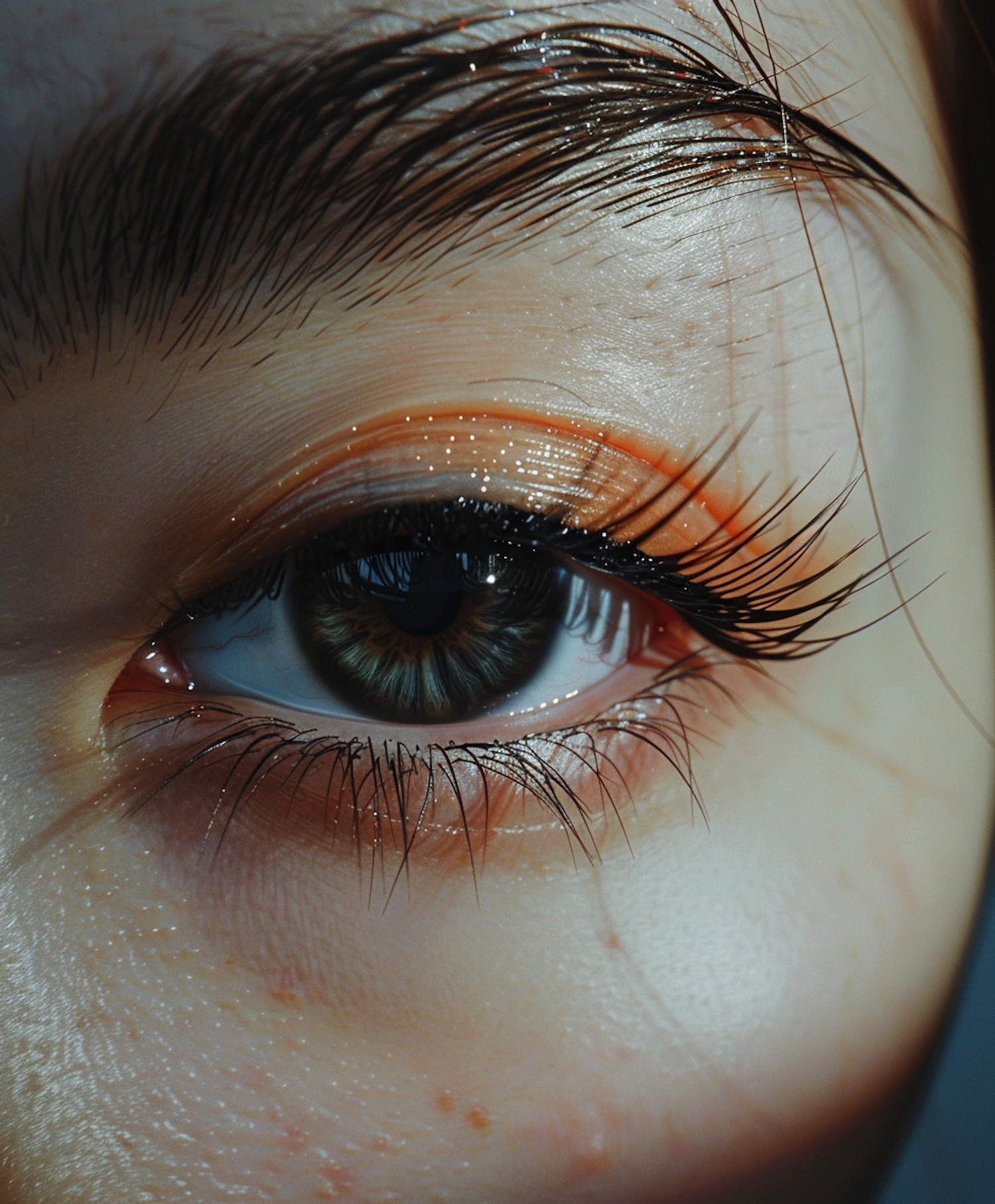 Extreme Close-Up of a Human Eye