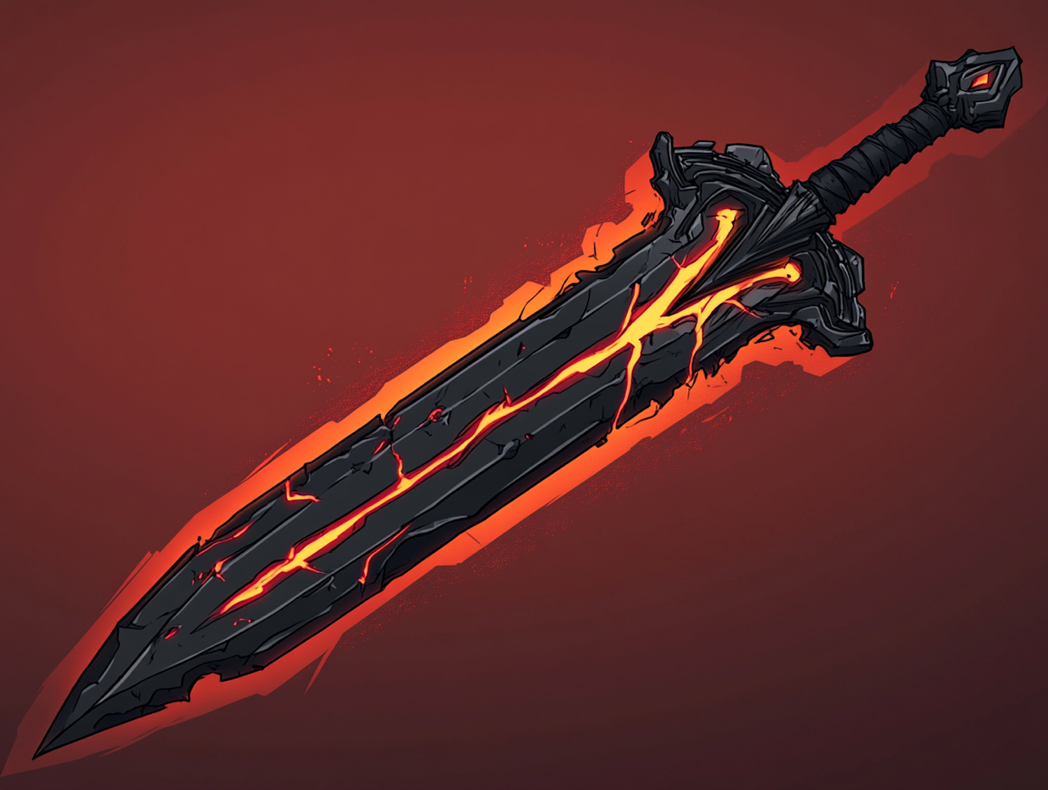 Molten Lava Sword