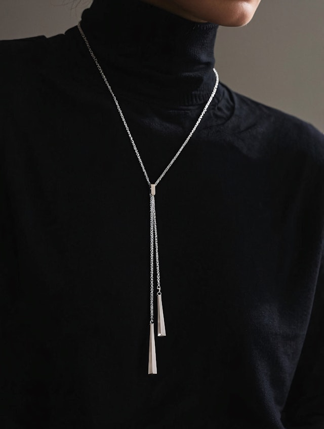 Minimalist Necklace Close-Up