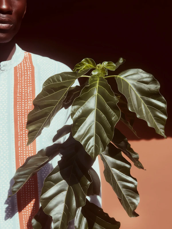 Person Holding Plant
