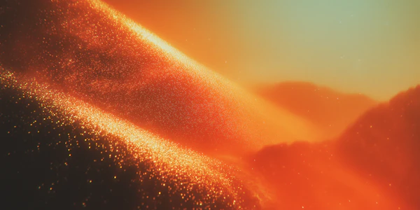 Golden Abstract Glow