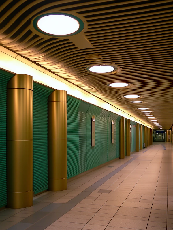Futuristic Corridor Design
