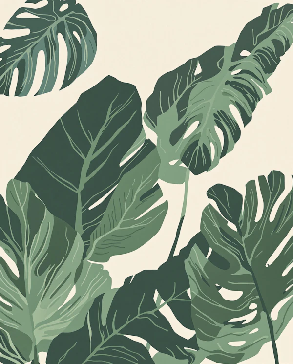Tropical Leaf Illustrations