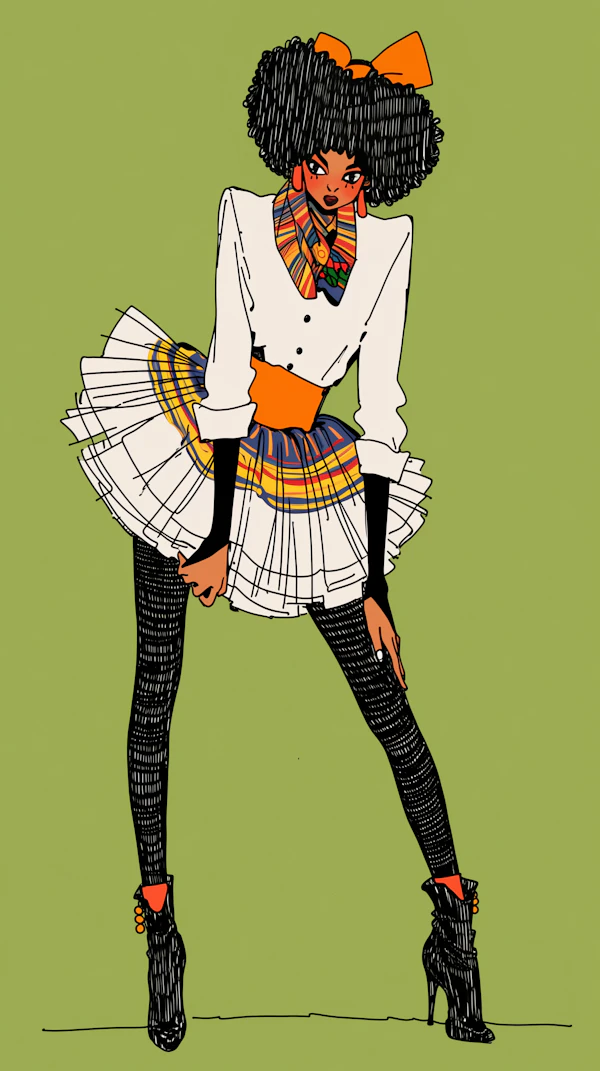 Stylish Fashion Portrait