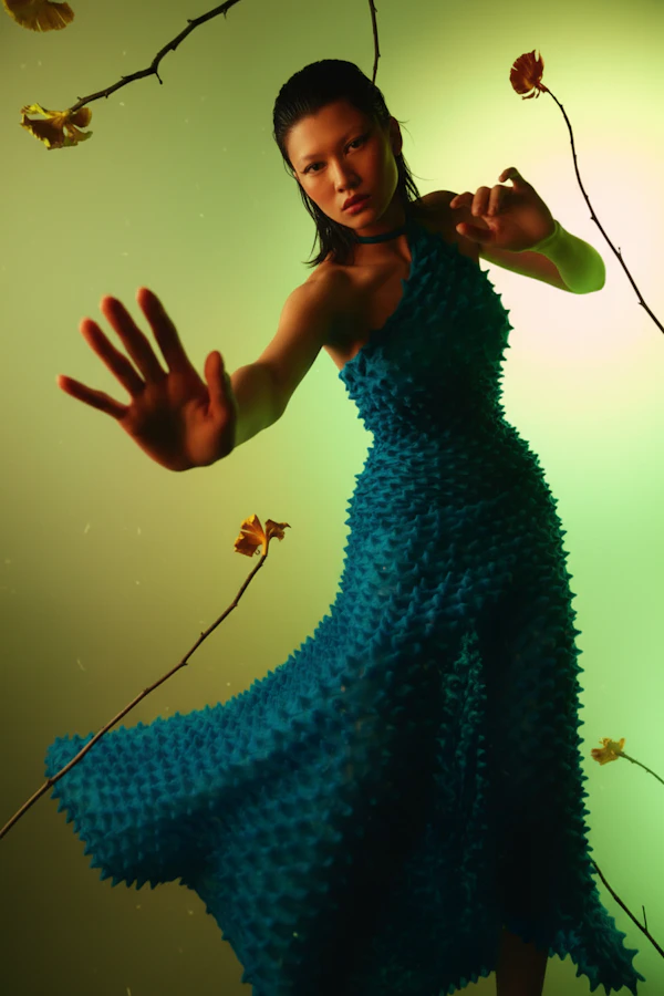 Dynamic Blue Attire