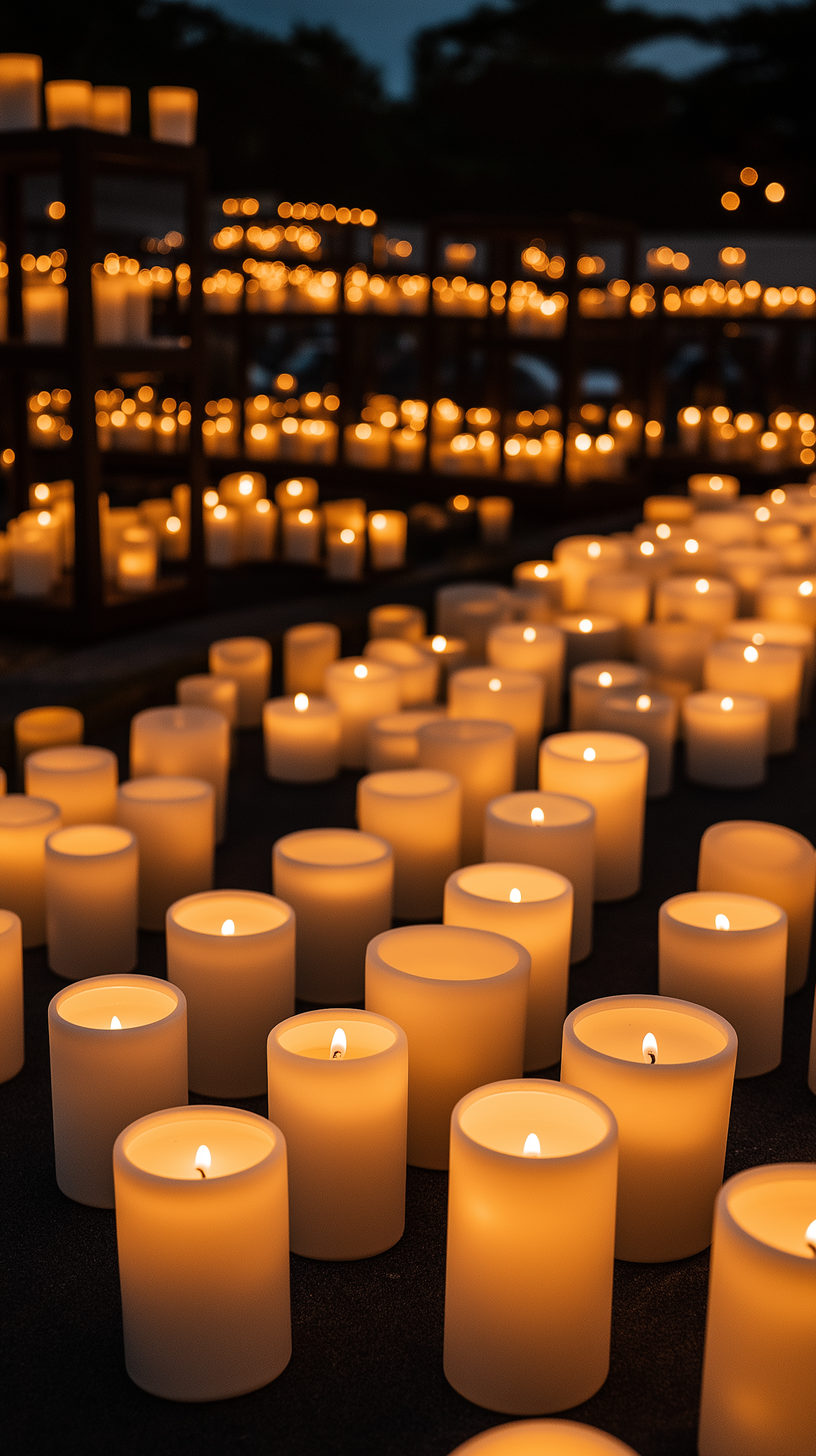 Serene Candlelight Scene