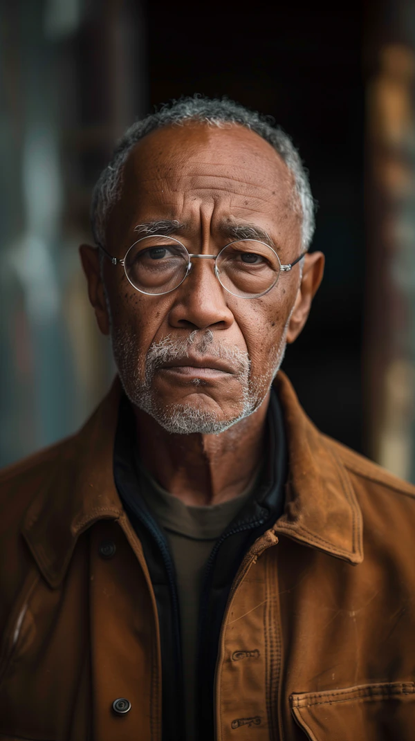 Thoughtful Mature Man Portrait