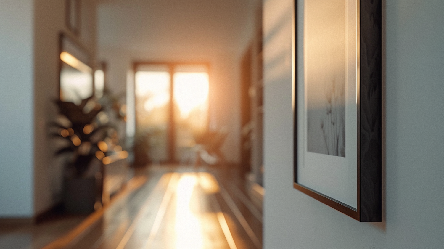 Sunny Interior Hallway