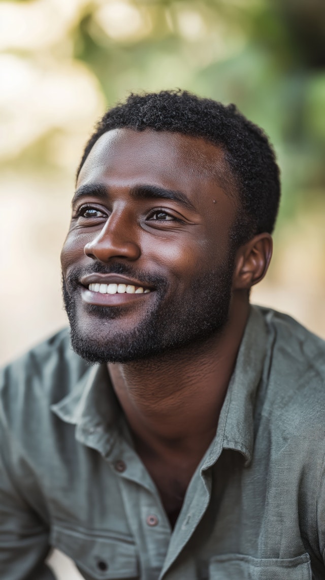 Portrait of a Smiling Man