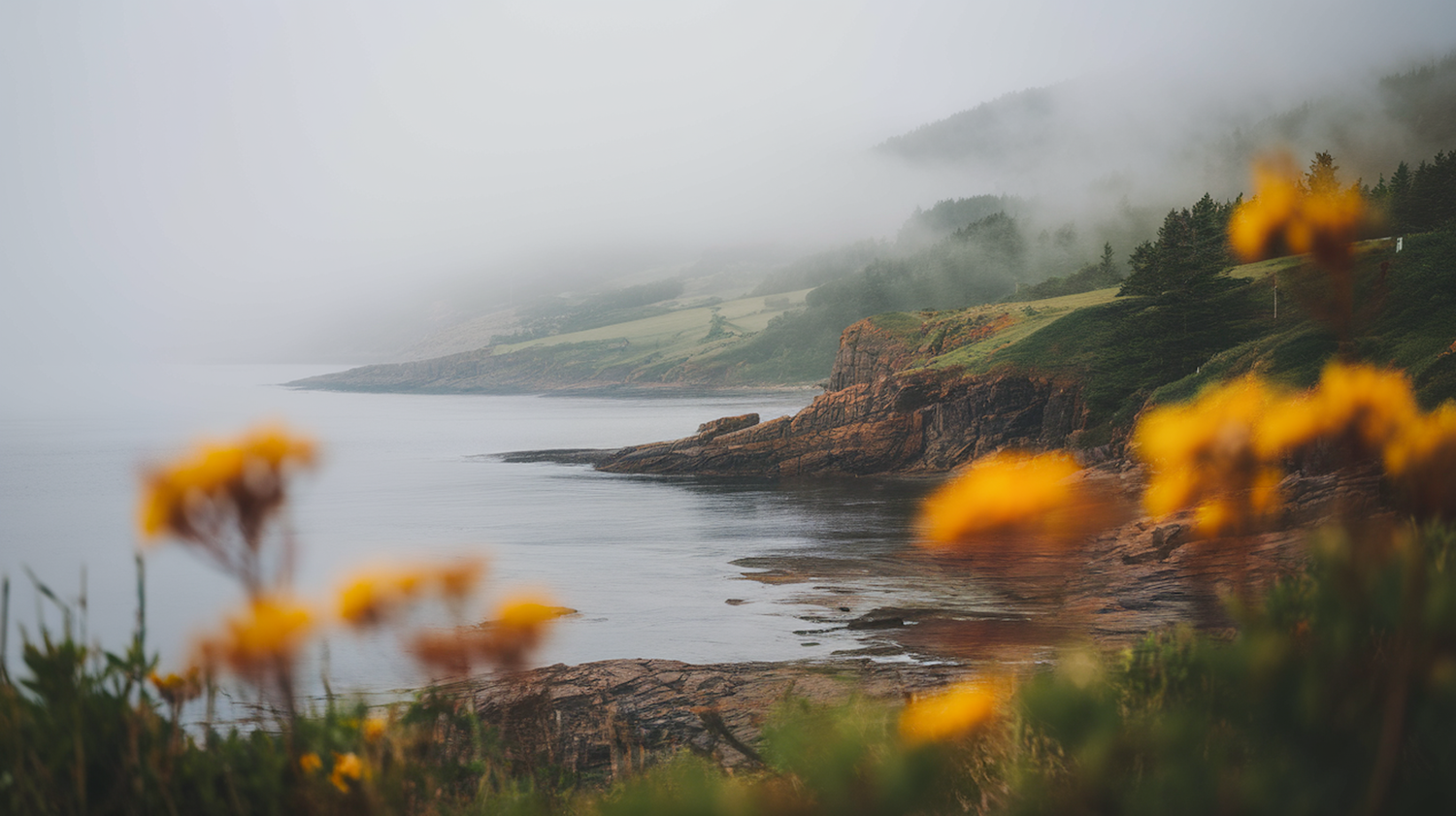 Tranquil Coastal Landscape