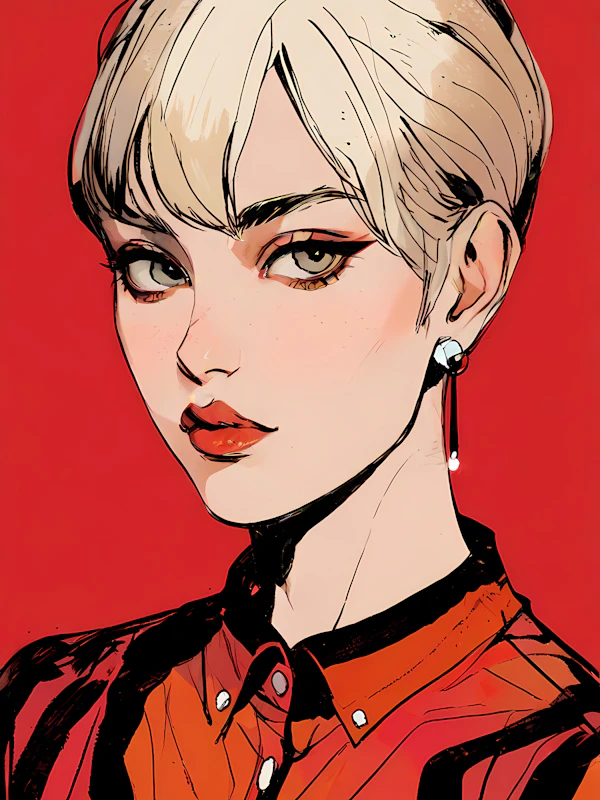 Stylized Portrait Illustration