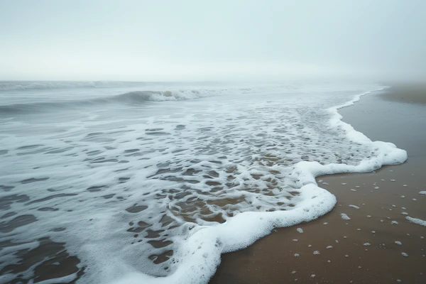 Misty Beach Serenity