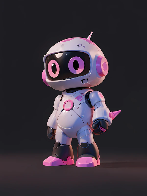 Futuristic Cute Robot