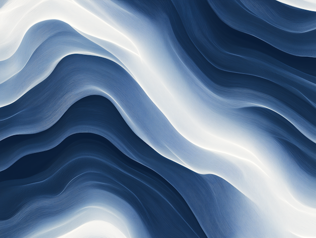 Abstract Blue Waves