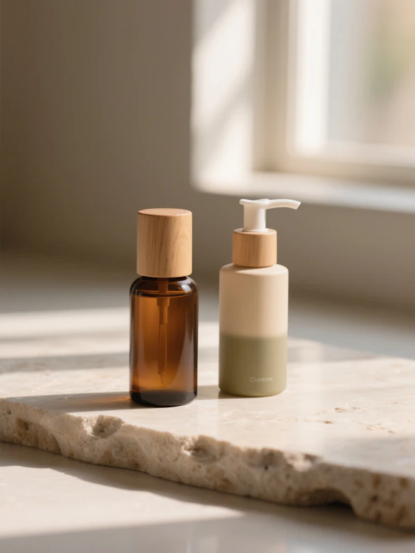 Minimalist Bottles Display
