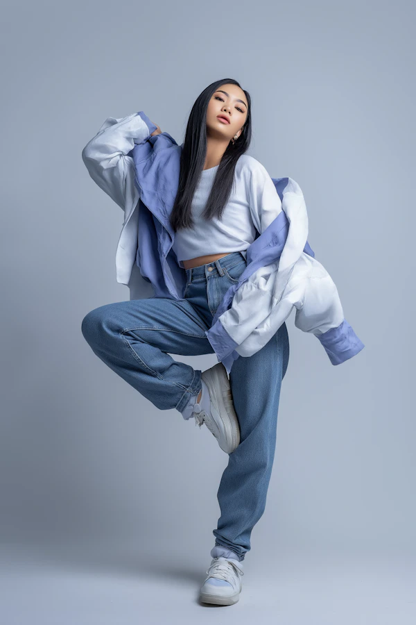 Confident Fashion Pose