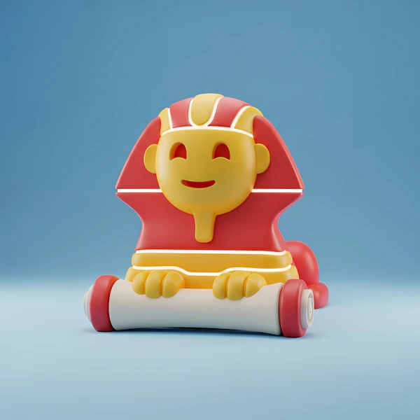Cartoon Sphinx Character