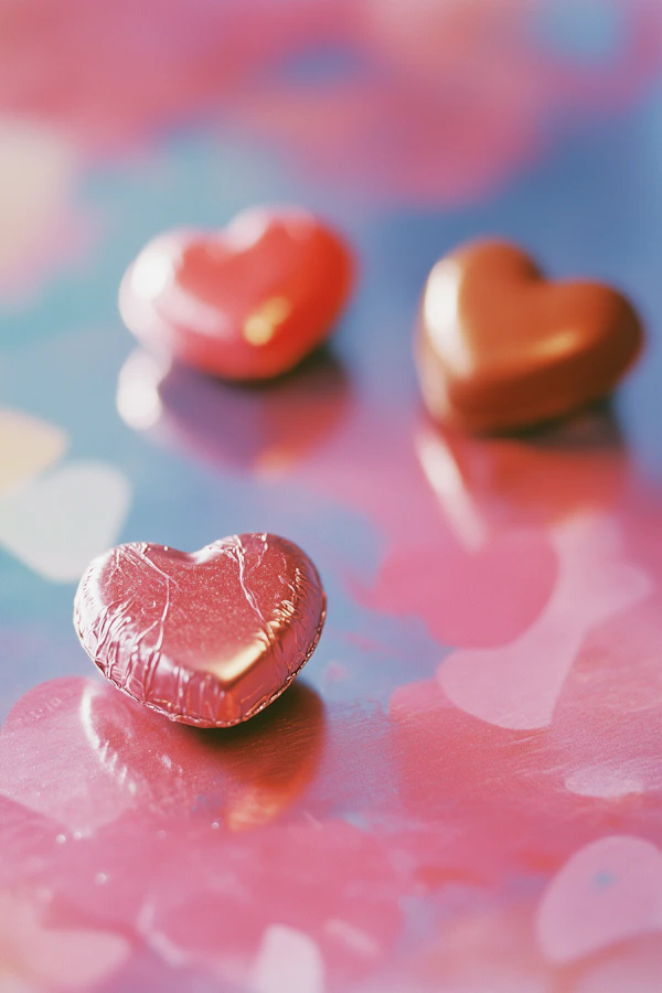 Heart-Shaped Foil Objects