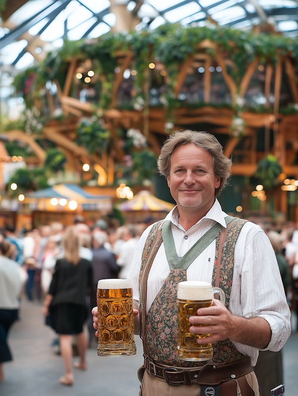 Bavarian Man at Oktoberfest