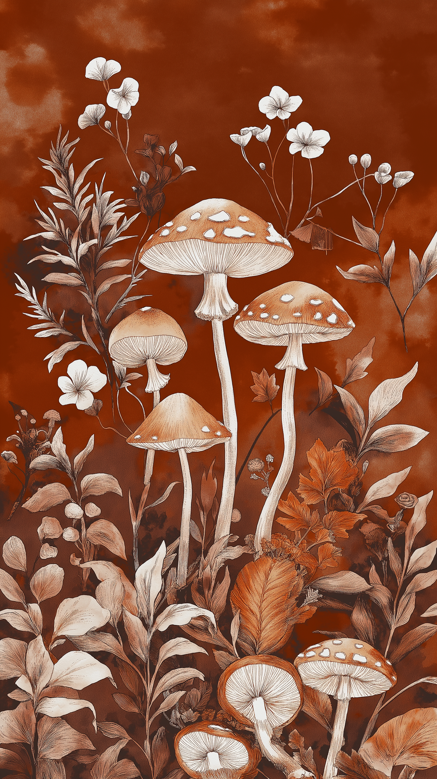 Whimsical Mushroom Forest