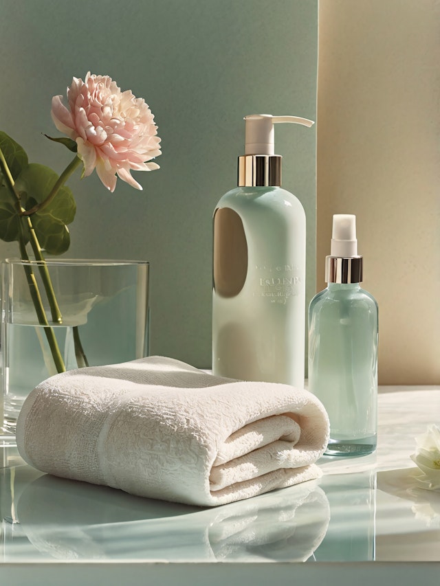 Serene Bath Products Arrangement