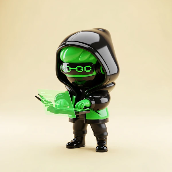 Futuristic 3D Character