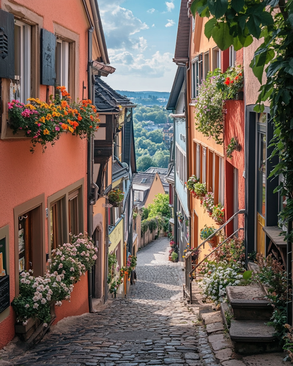 Colorful European Street