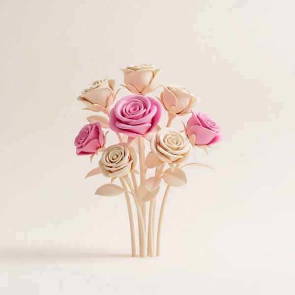 Minimalist Rose Bouquet