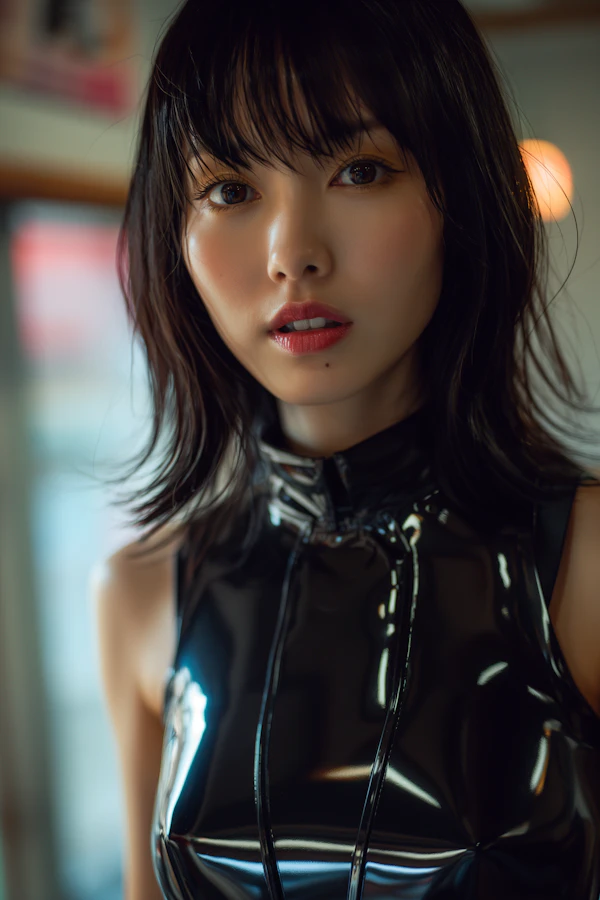 Intimate Close-up of a Woman