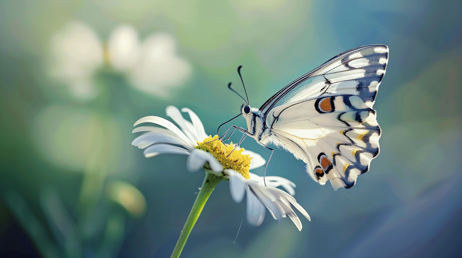 Butterfly on Daisy