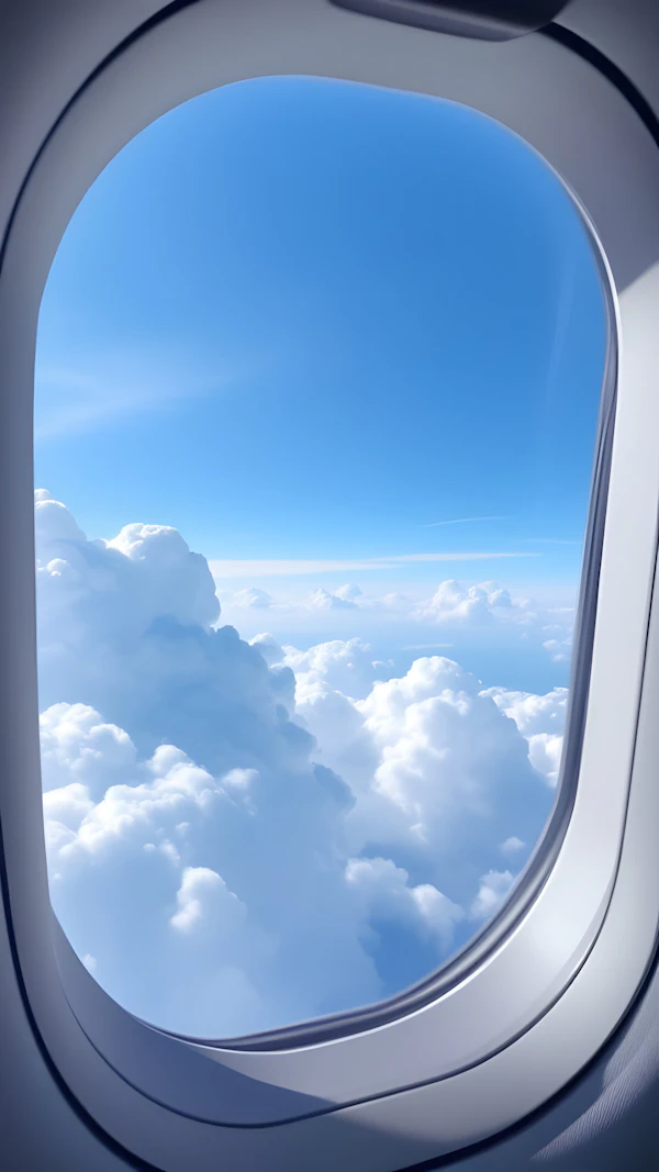 Airplane Cloudscape View