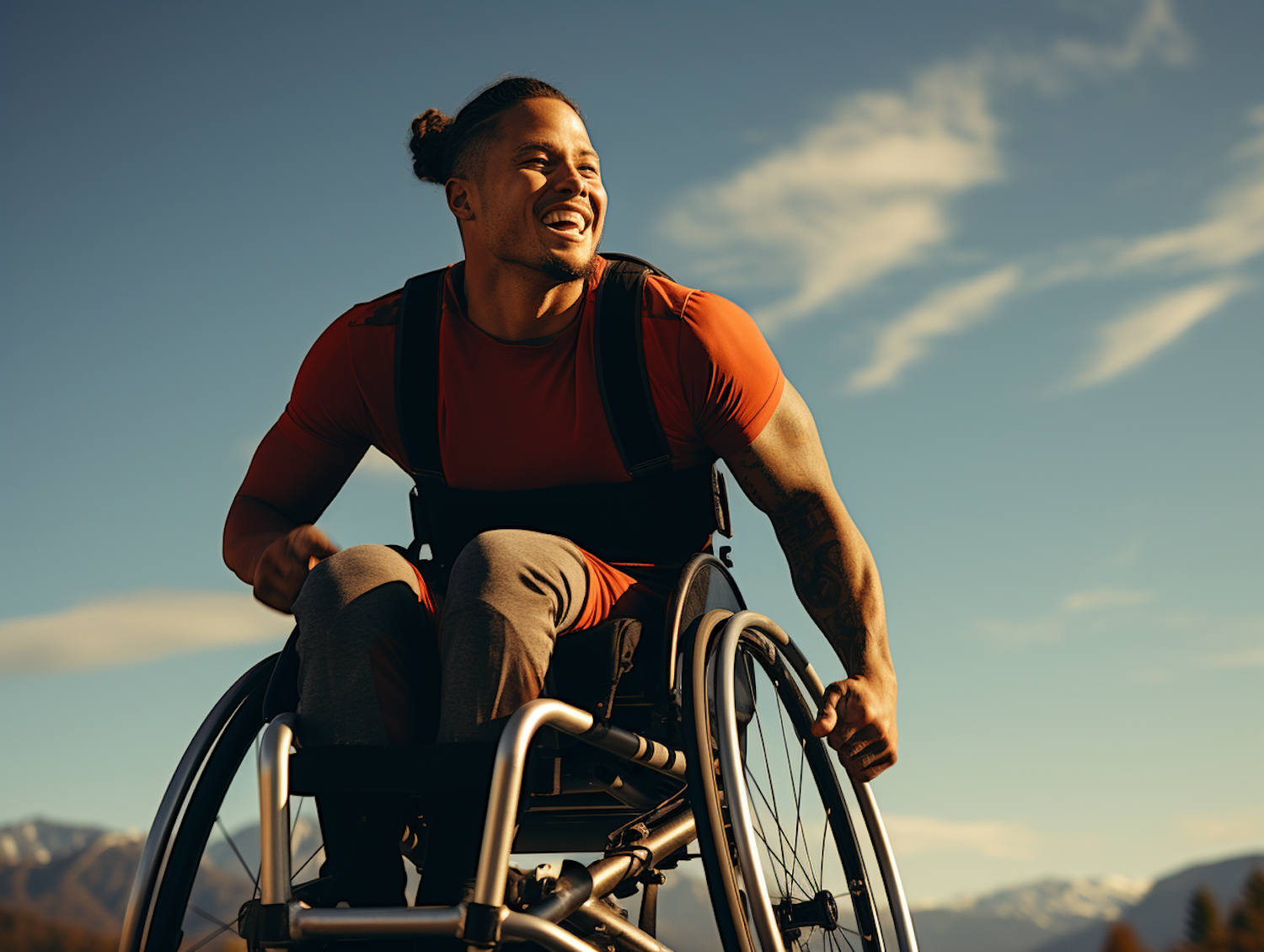 Determined Spirit: The Joyful Wheelchair Athlete