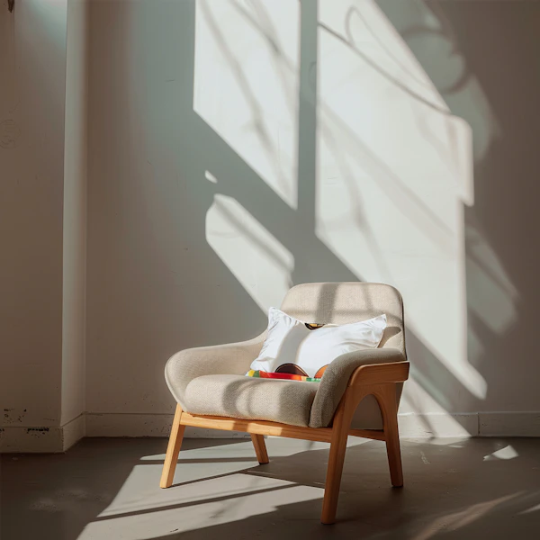 Cozy Sunlit Armchair