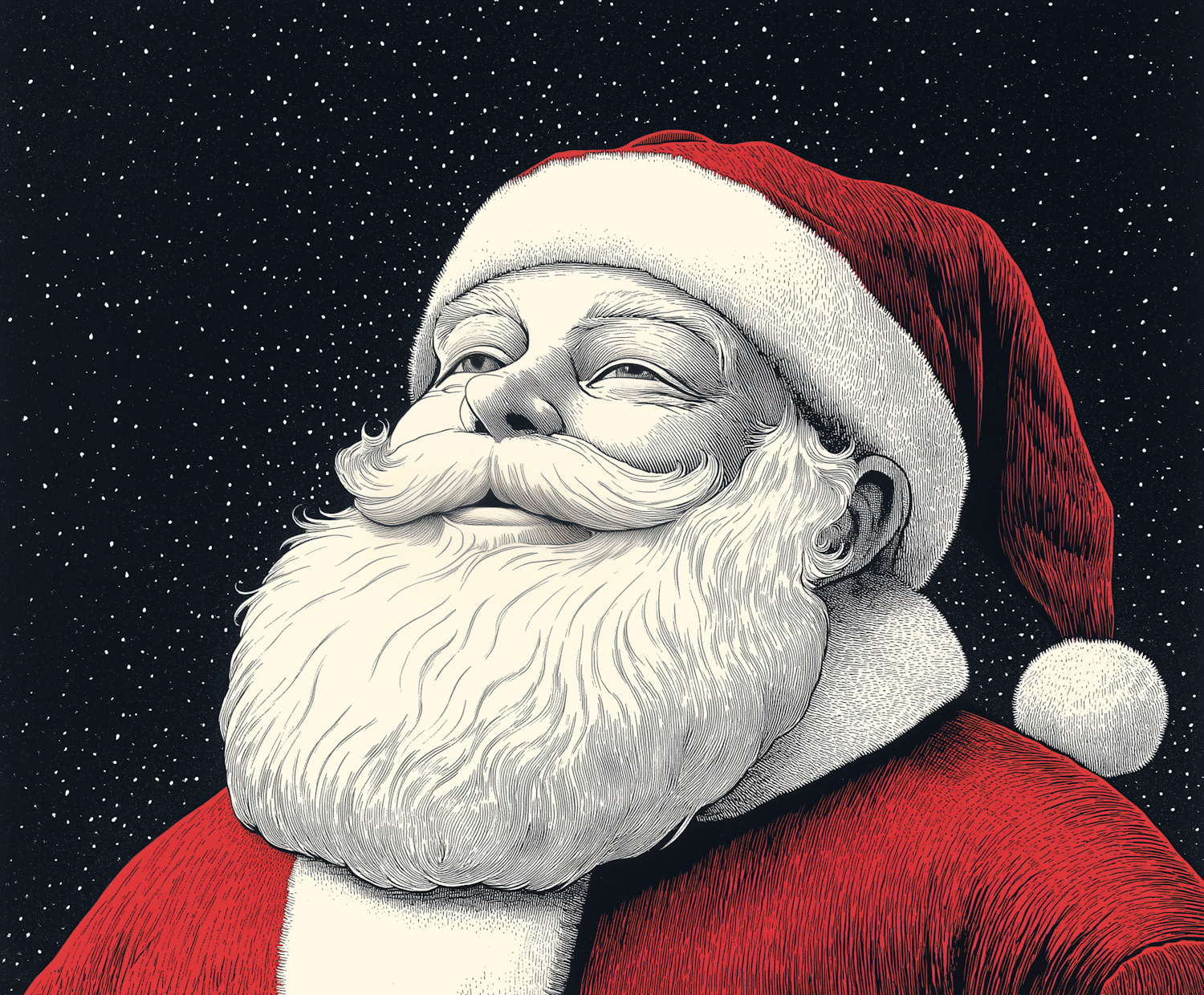 Classic Santa Claus Illustration