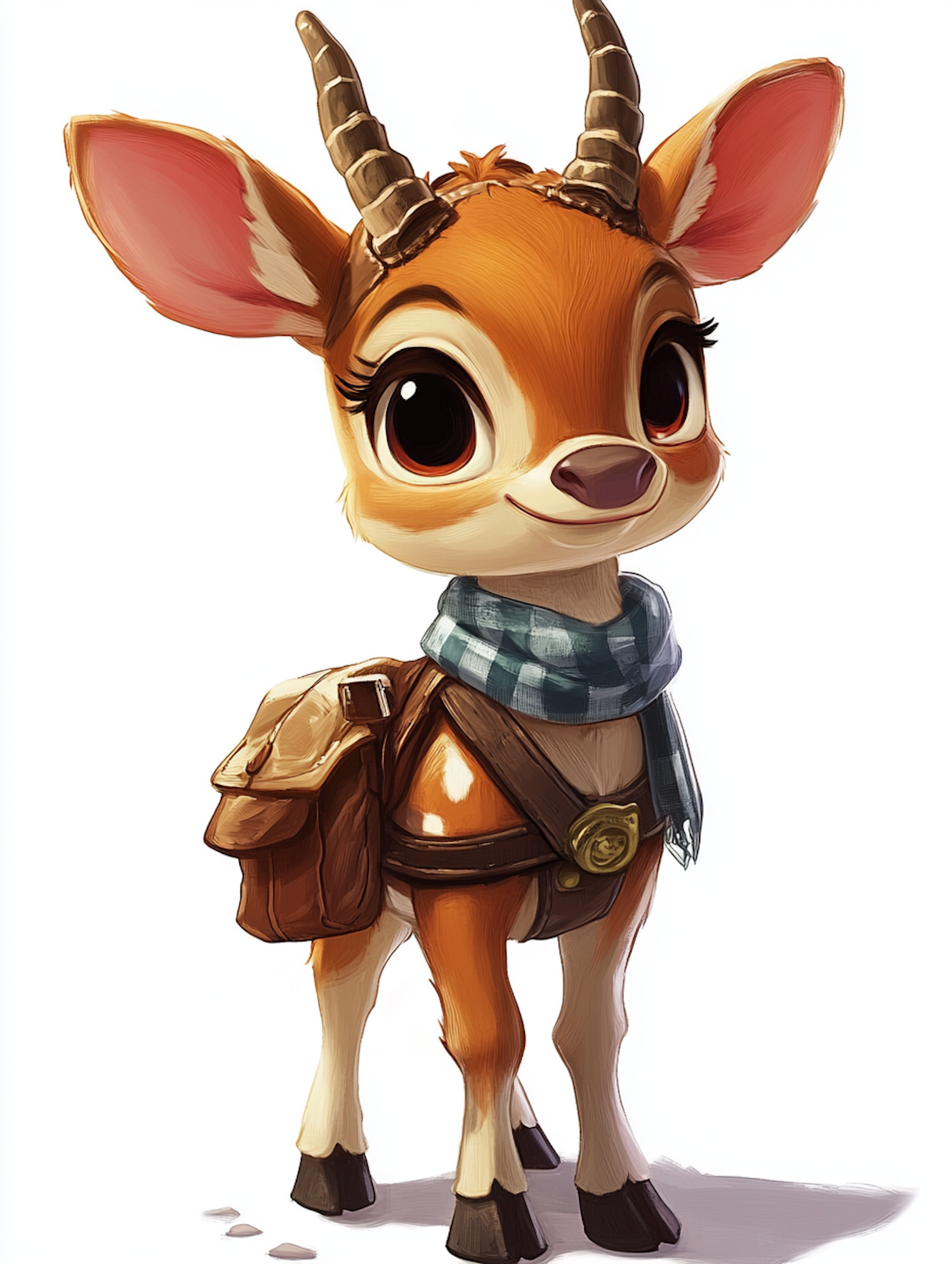 Cartoon Antelope Character