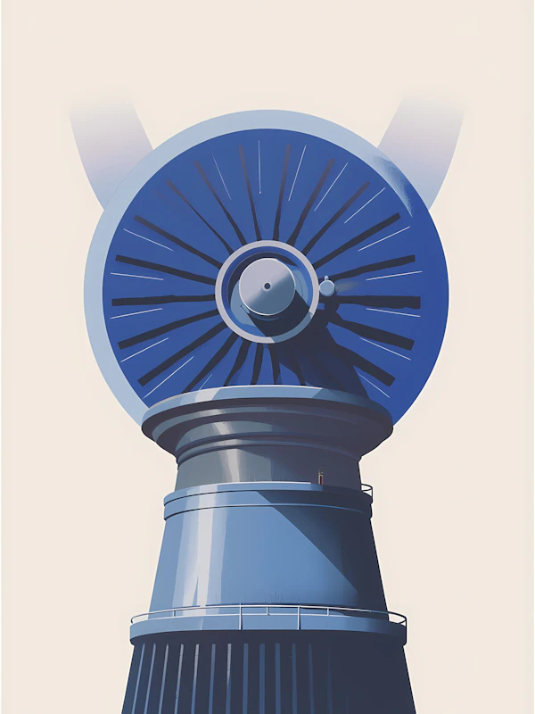 Industrial Turbine Art