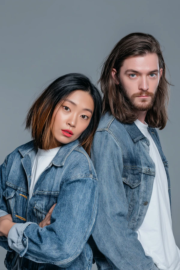 Casual Denim Portrait