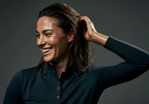 Smiling Athletic Woman
