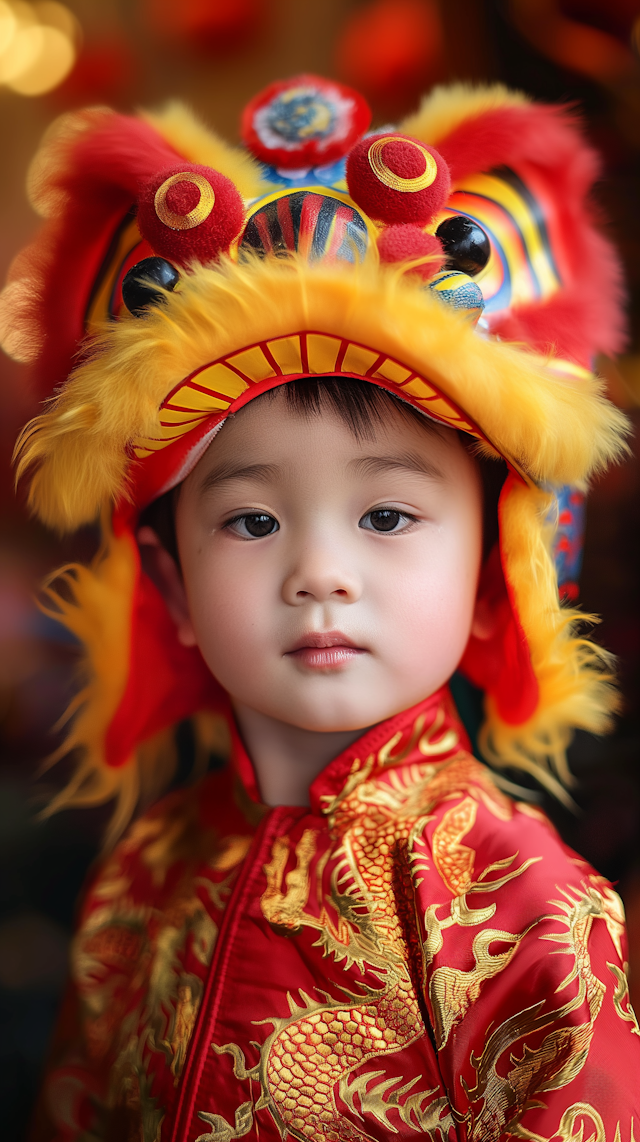 Child in Traditional Chinese Costume