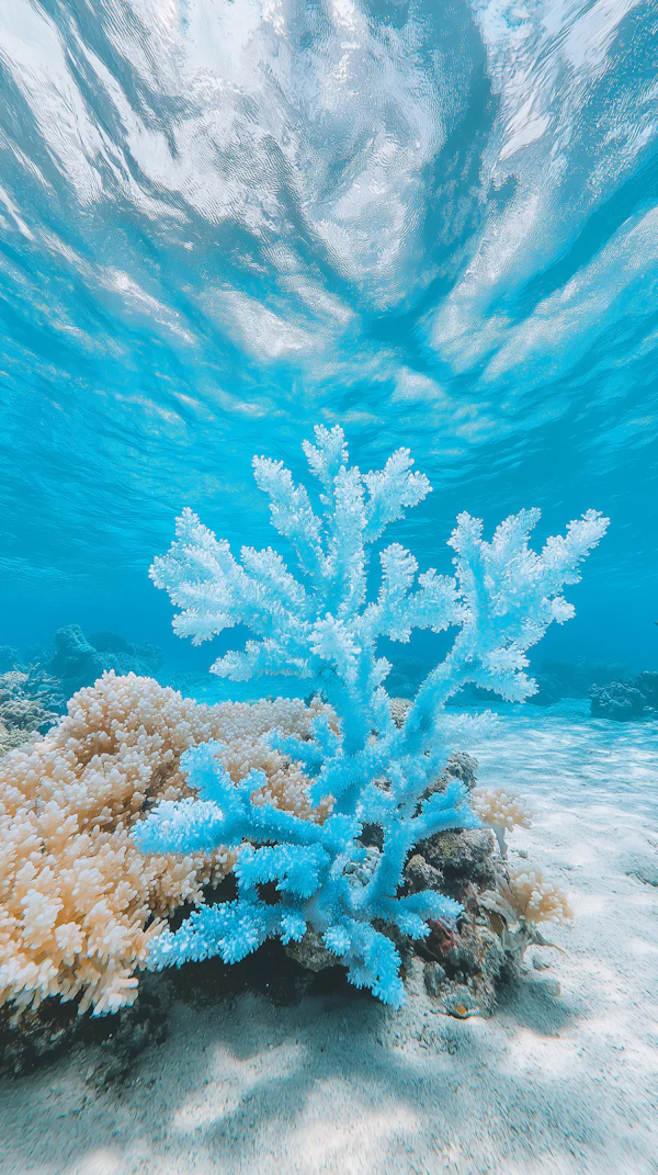 Serene Underwater Coral Ecosystem