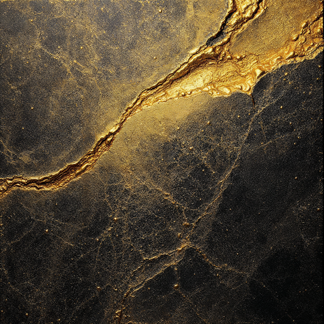 Abstract Gold Vein Composition