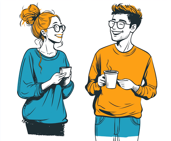 Animated Casual Coffee Chat