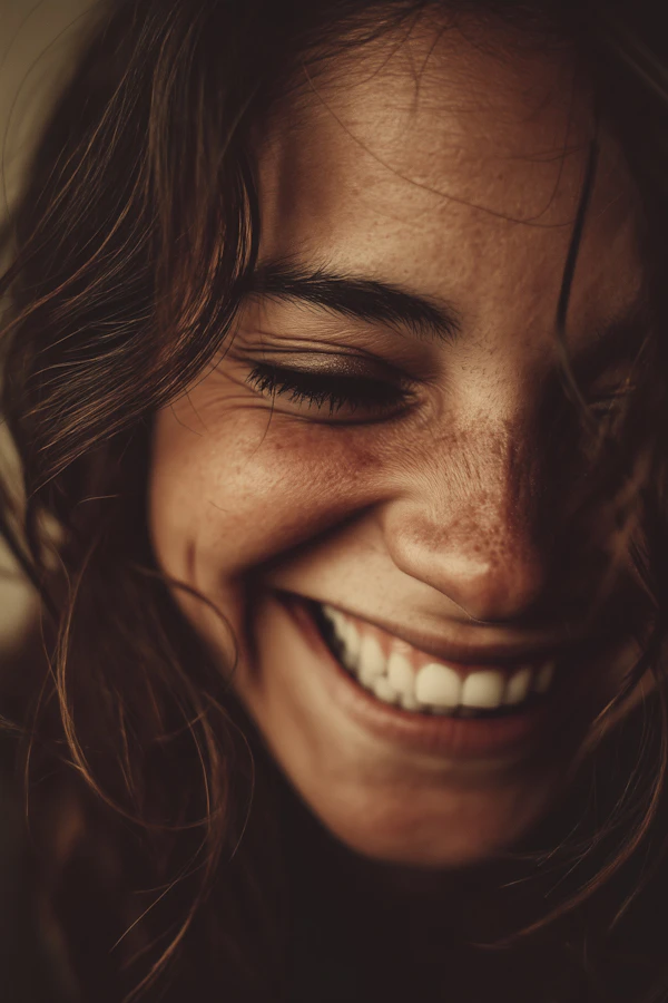 Radiant Smiling Woman