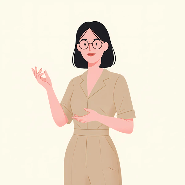 Stylized Woman Illustration